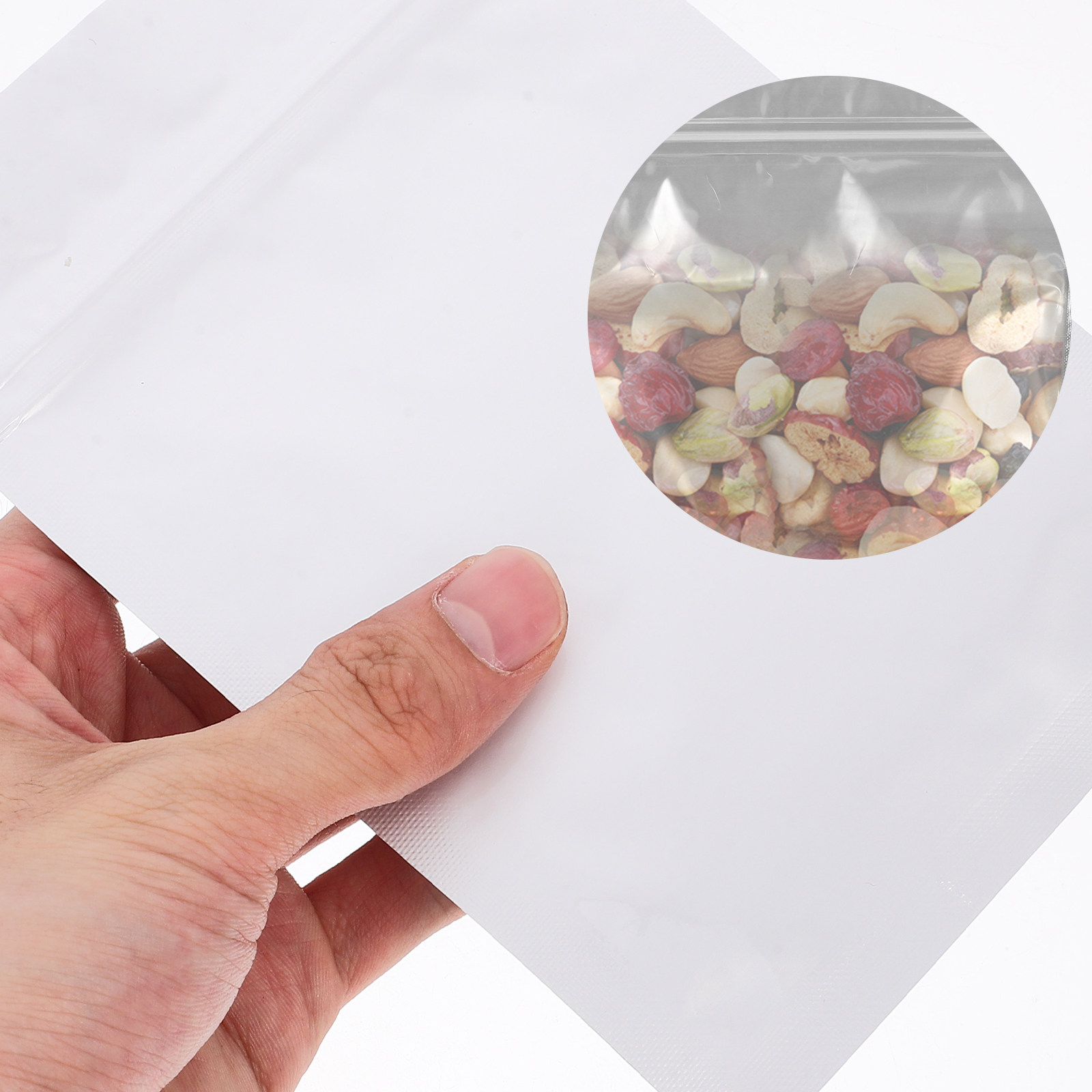 50Pcs Airtight Resealable Bags - Food In Snacks 评论和价格