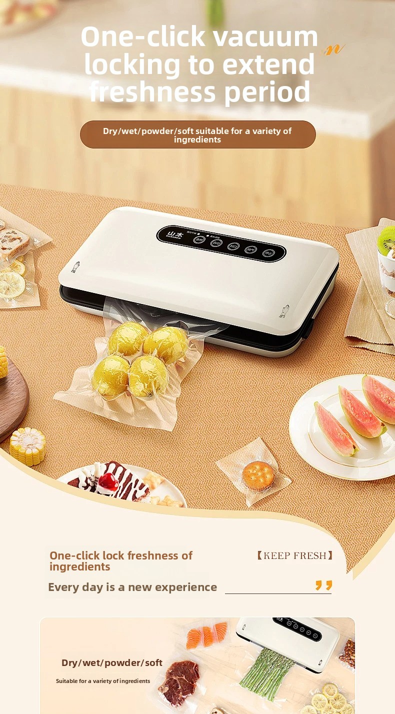 Mini Vacuum Sealer Machine Aut - Food In Snacks 评论和价格