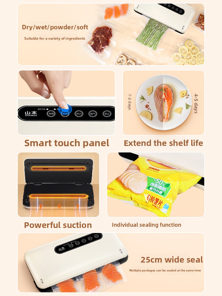 Mini Vacuum Sealer Machine Aut - Food In Snacks 评论和价格