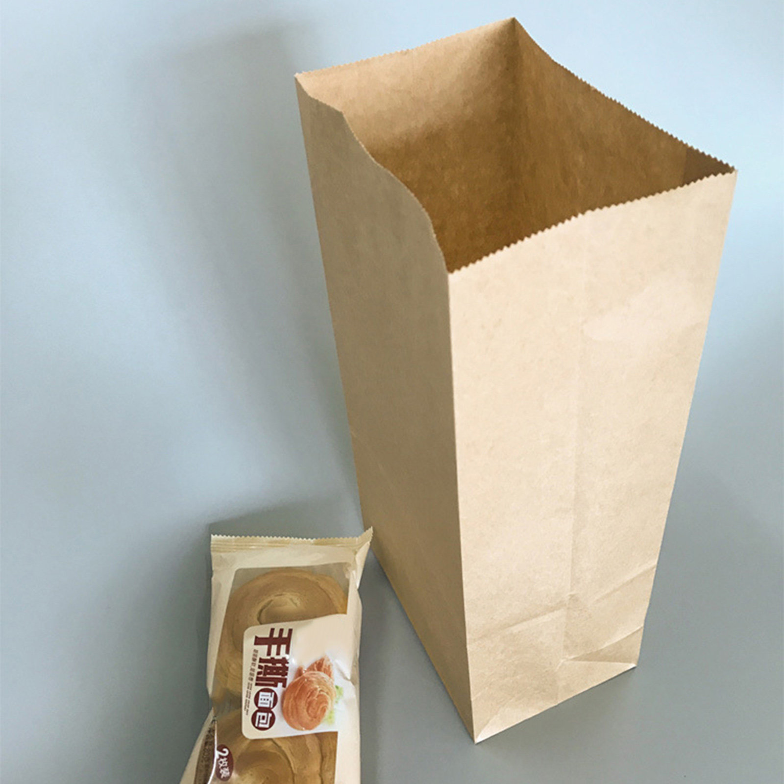 100Pcs Kraft Paper Food Grade  - Food In Snacks 评论和价格