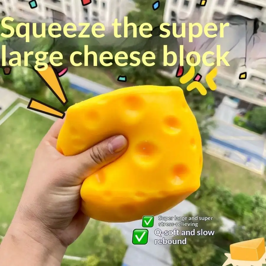 New 10cm Extra Large Cheese Sq - Food Xxl 评论和价格