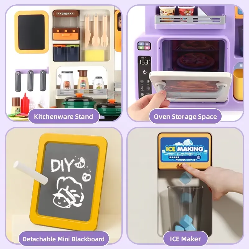 90cm Large Pretend Play Kitche - Food Xxl 评论和价格