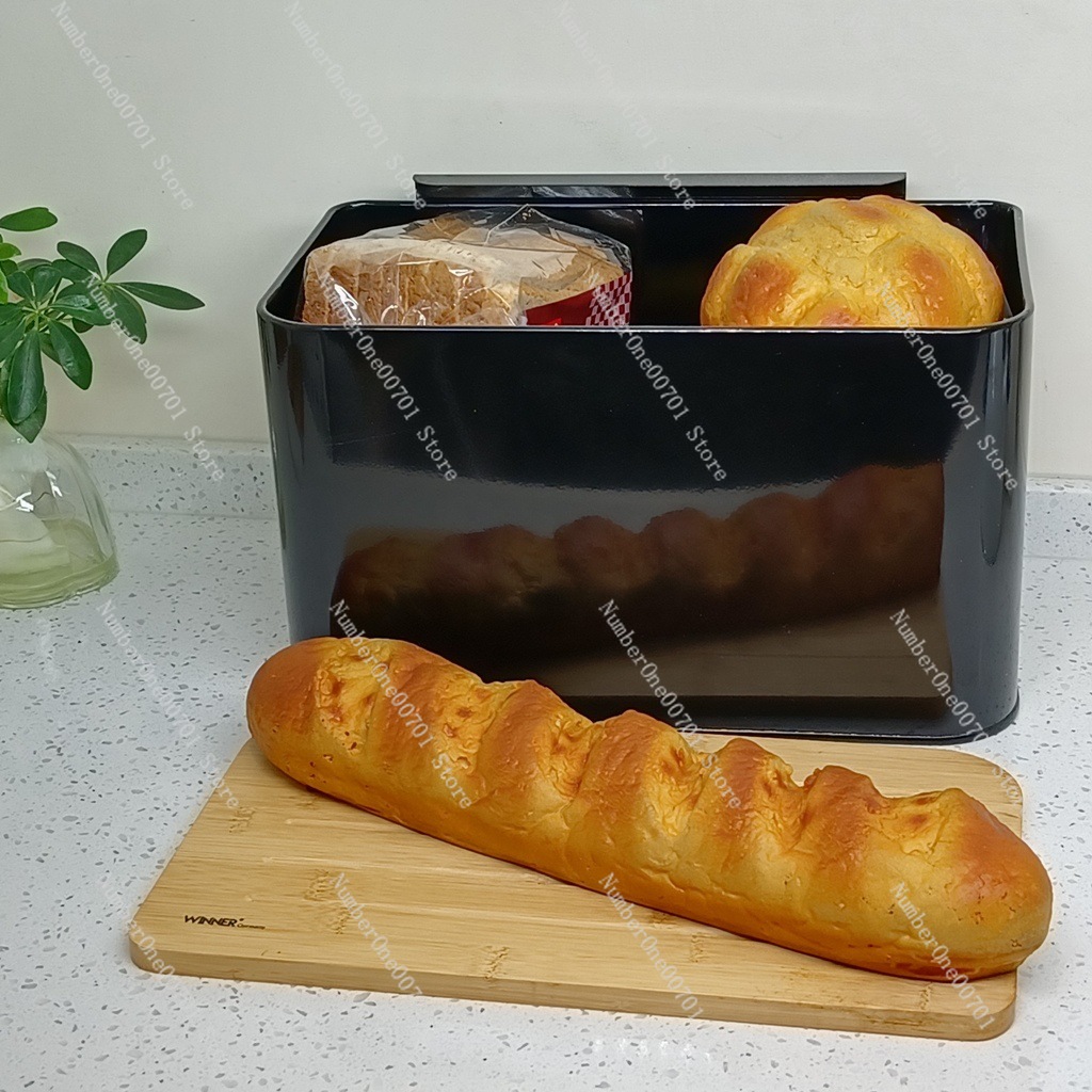 Kitchen Bread Box with Bamboo  - Food Snacks Box 评论和价格