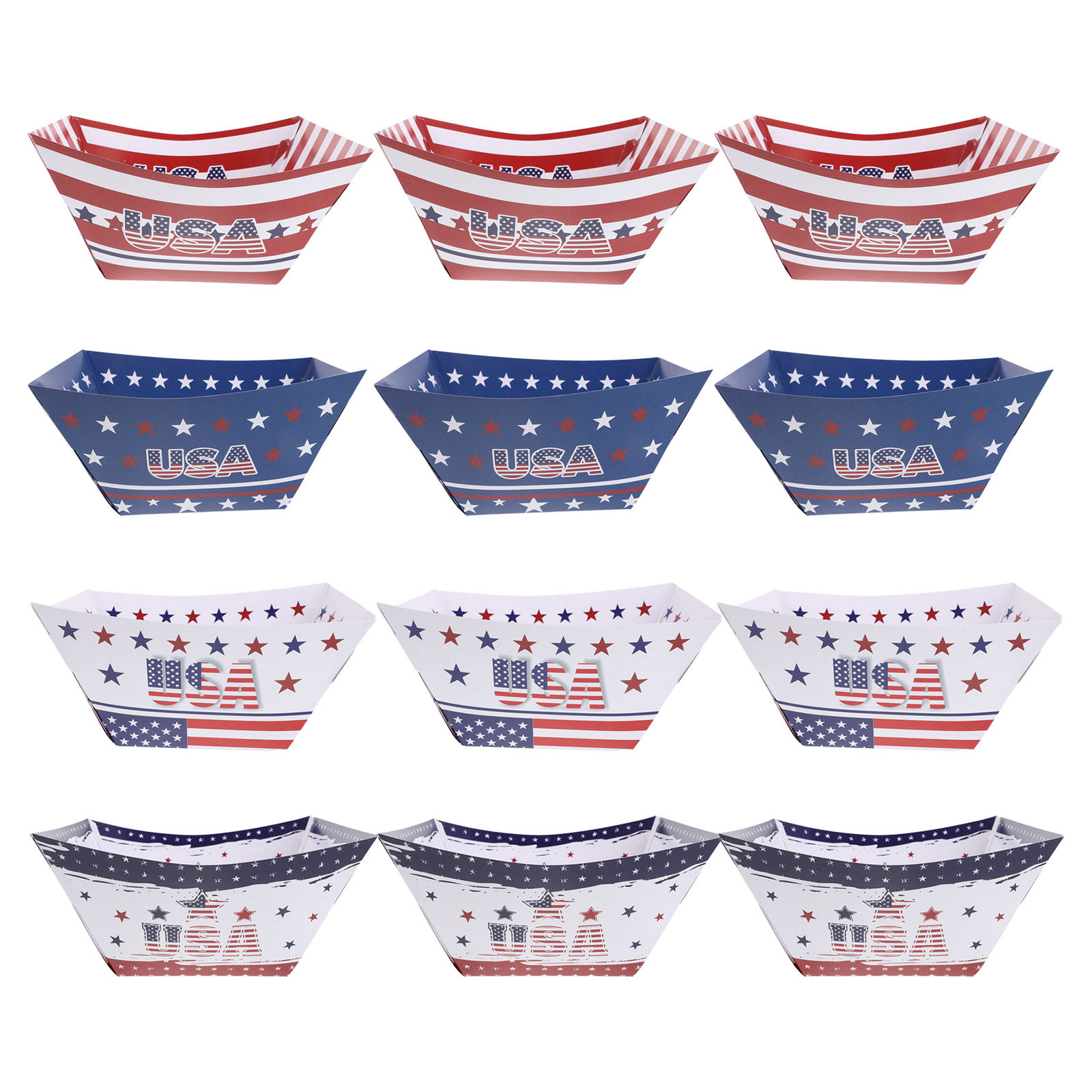 12Pcs Independence Day Party S - Food Snacks Box 评论和价格