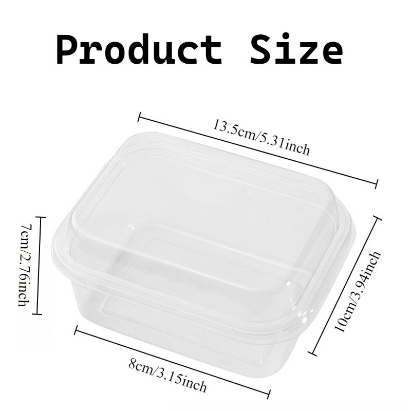 10/20PCS Disposable Square Bag - Food Snacks Box 评论和价格