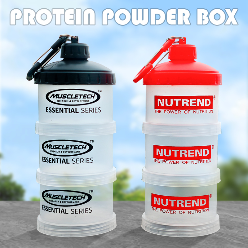 3-layer Portable Protein Powde - Protein Bar Box 评论和价格