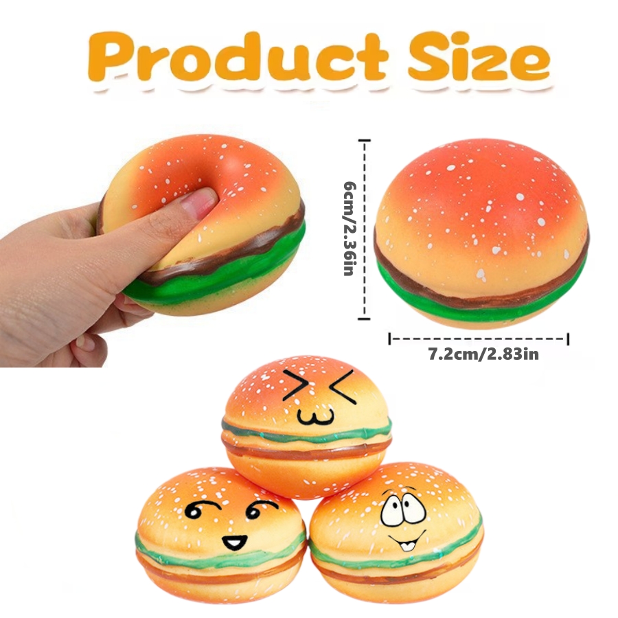 Squishy Hamburger Toy,3.15